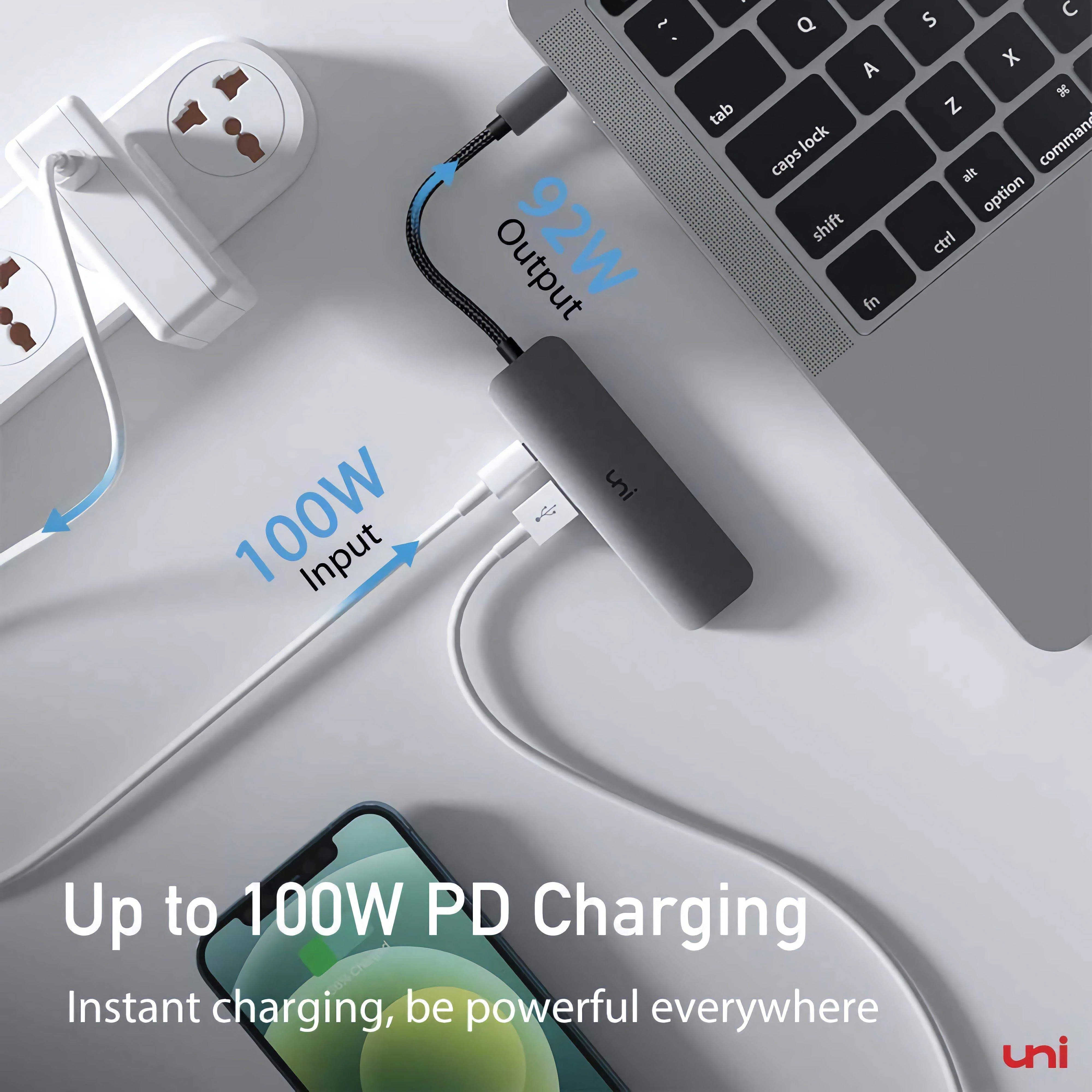 USB-C Hub ( 4 in 1 ) | PD | Uflat - Image 3